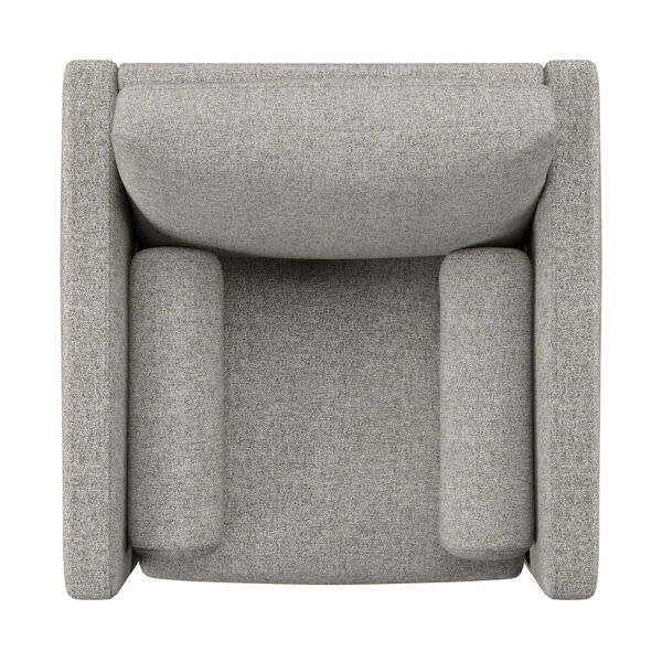 Allister Gray Tapered Leg Arm Chair with Pillow, image 6